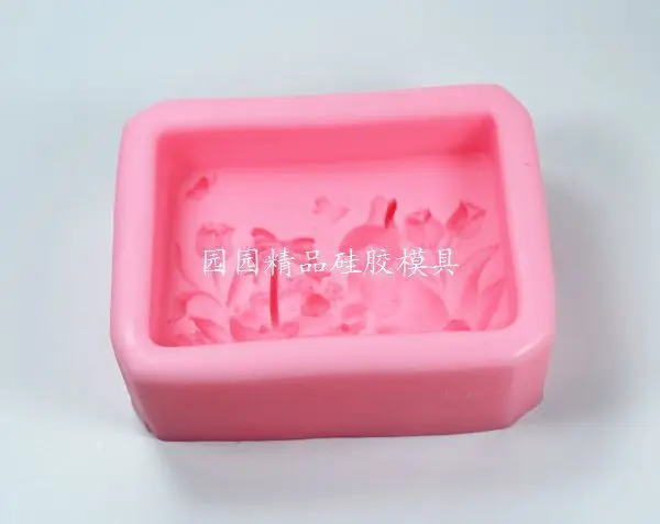 Rabbit Silicone Soap mold DIY Carft 3d soap molds S038