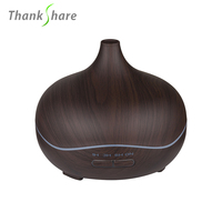 THANKSHARE 300ml Aroma Essential Oil Diffuser Ultrasonic Air Humidifier Lamp Aromatherapy Electric Diffuser Mist Maker for home