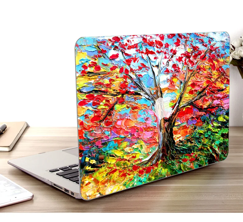 

Oil Painting Plastic shell Hard Case Cover For Apple Macbook Pro 13.3" Pro(with CD-Rom Version) A1278 / MD101/ MD102 laptop Case