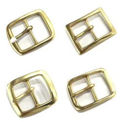 12 stile Hight Quanlity Campione retrò Fibbia per cintura in ottone Accessori per jeans in rame puro adatti per cintura da 3,5-5,5 cm Regalo uomo