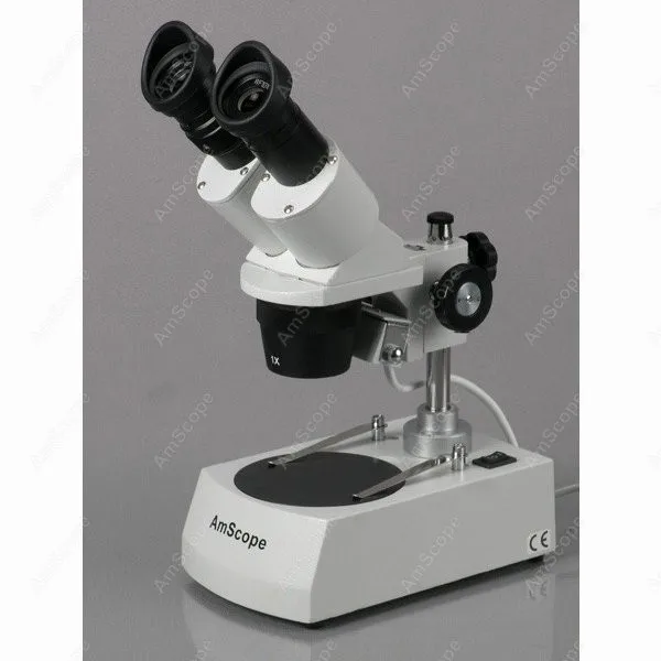 Student Binocular Stereo Microscope--AmScope Supplies 40X-80X Student Binocular Stereo Microscope with Dual Lights