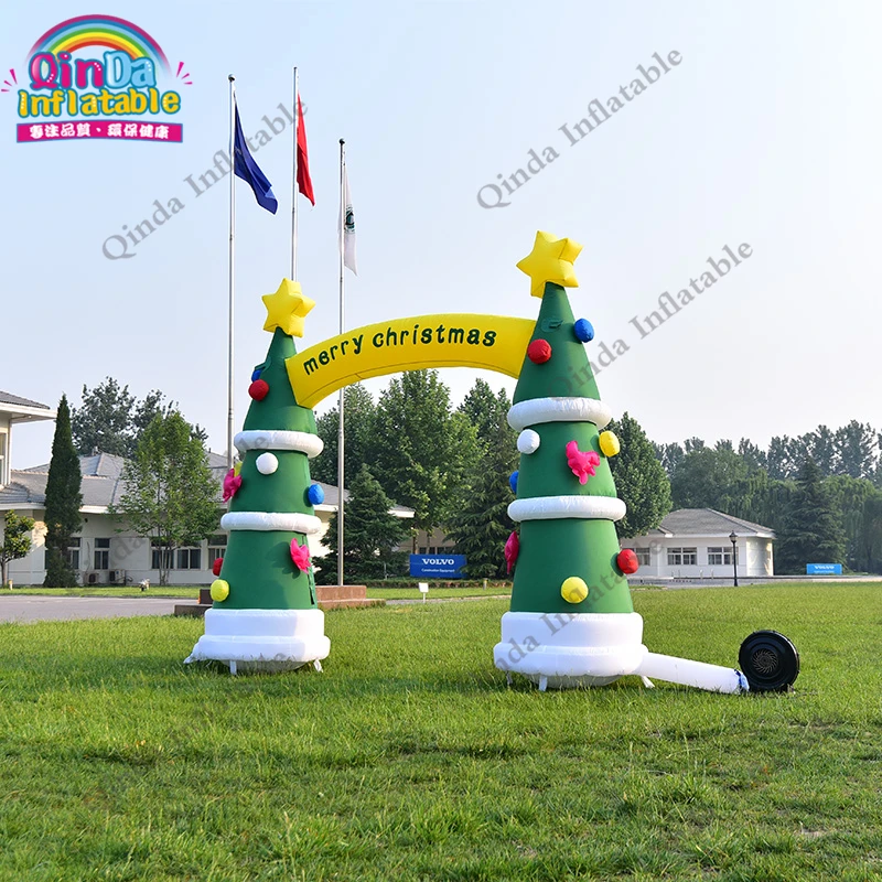 Promotion Outdoor Customize Inflatable Santa Claus Christmas Tree Arch Snowman Deerlet Car Inflatable Deer