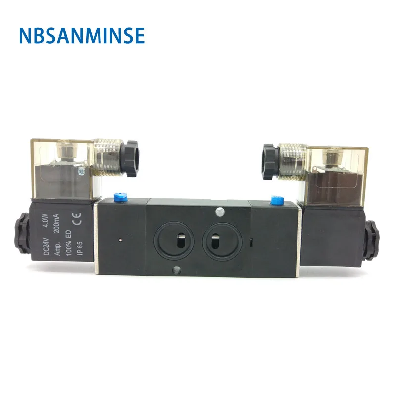 

NBSANMINSE Manifold Solenoid Valve Single Double Coil 4M210 4M220 4M230 4M310 4M320 4M330 4M410 4M420 4M430 Pneumatic Valve