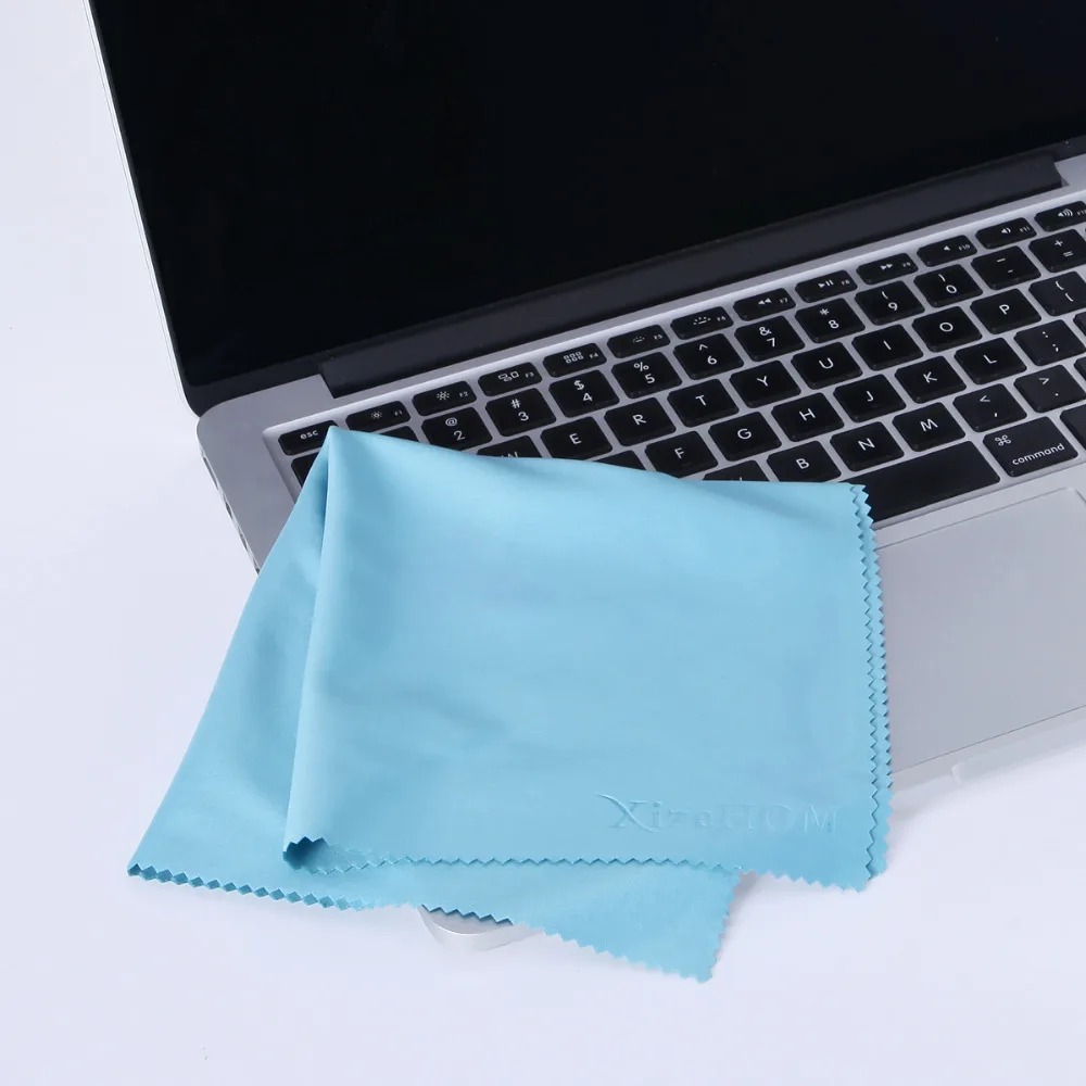 XizeHOM (40*40cm/4pcs) Large Microfiber Cleaning Cloth for All Eyeglasses, Glasses, Camera Lens, Household Cleaning Tools