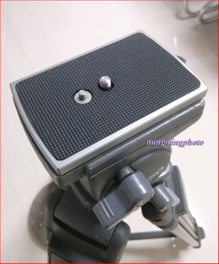 Tornillo de montaje para trípode de 1/4 pulgadas, monopié de placa de liberación rápida para cámara DSLR Libec, TH-650DV, TH-650, VD-2200 y NTP-650, QVD-2000