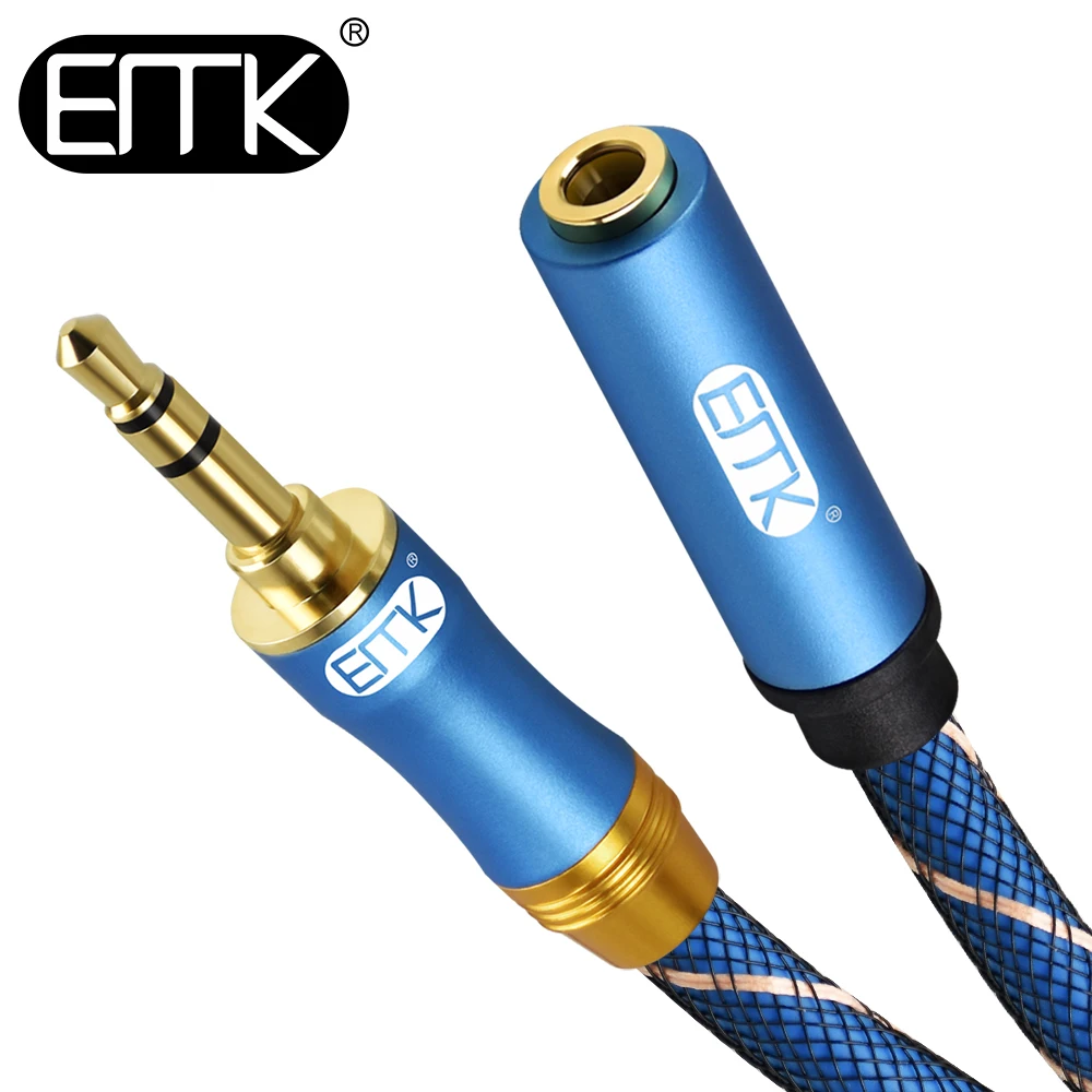 

EMK AUX Cable 90 Degree Right Angle Jack 3.5 mm 3.5mm Audio Extension Cable for iPhone car MP34 headphone beats speaker aux cord