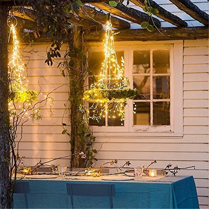 LED Fairy Light 2m 5m LED String Light Waterproof Copper Wire Powered by CR2032 Battery for Garland Christmas Wedding Decoration