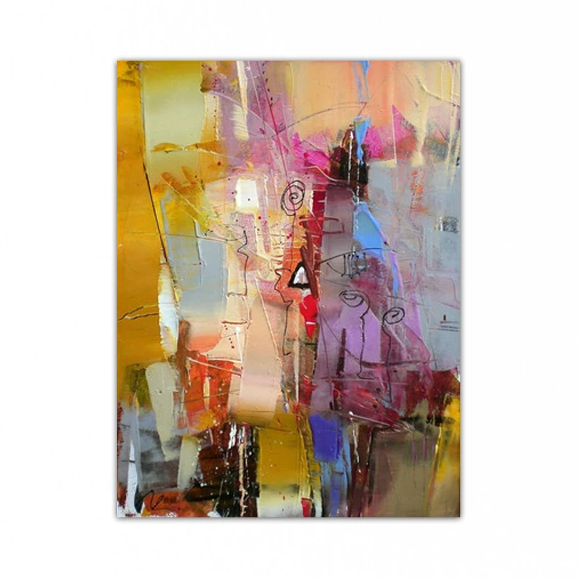 

Hand painted Oil Painting on Canvas Abstract Wall Art for Home Decoration painting DM-15052815