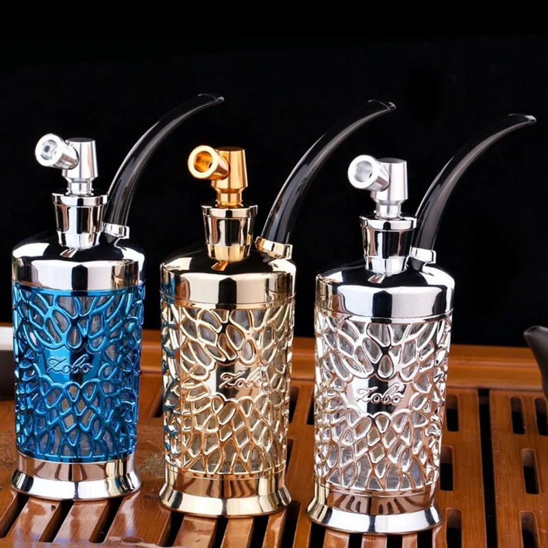 Fashion Delicate Pipe Shisha Hookah Full Set of Smoke  Double Filtration Filters Can Be Cleaned Hookahs Pipes Narguile  Smoking