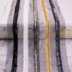 10yards Beaded Lace Trim DIY Garment Neckline Wedding Dress Clothes Mesh Bead Lace Accessories Lace Fabric Jewelry material