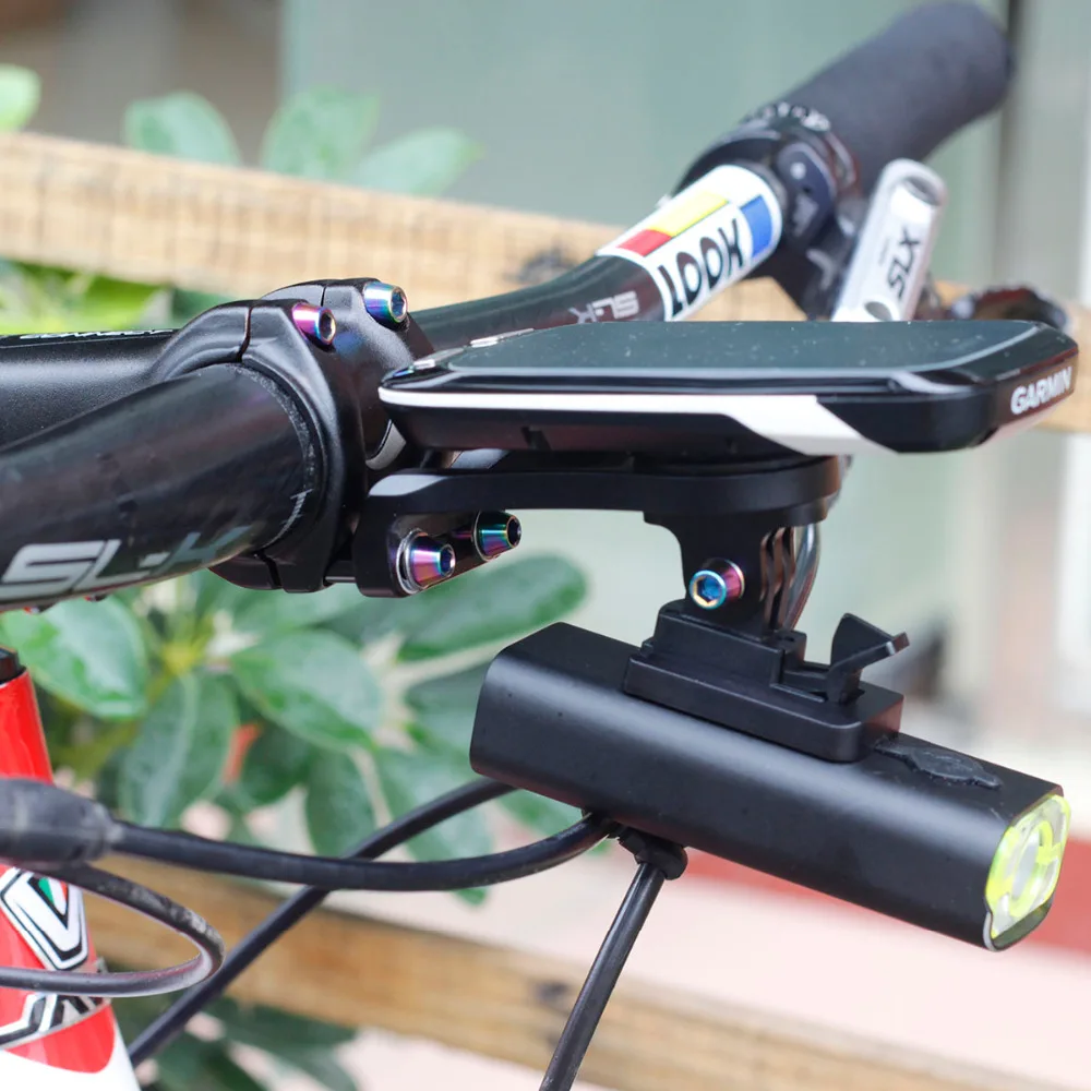 Alloy Bike Stem Extension Computer Mount GPS Bracket Holder for GAR MIN Edge 1000 Igpsport Wahoo Computer Camera Bracket