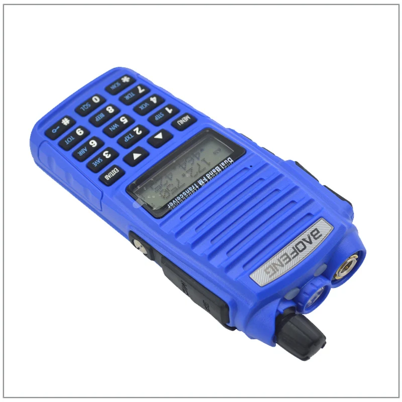 Portable Baofeng Radio UV-82 Walkie Talkie Color Blue Dual Band VHF/ UHF Ham Radio Transceiver Baofeng UV82 w/Free Earpiece