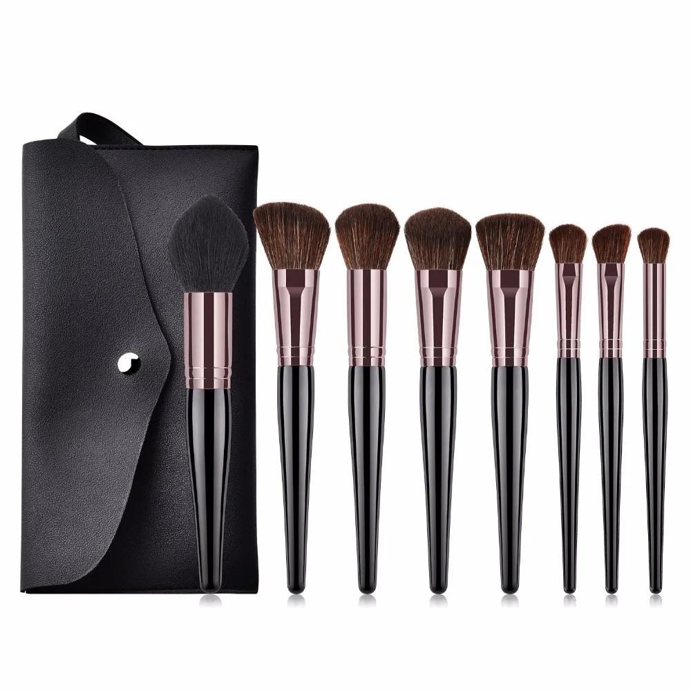 ENNKE Professional 8Pcs Soft Makeup Brushes Kit Concealer Powder Foundation Face Brush Eyeshadow Eyeliner Brush Cosmetic Tool