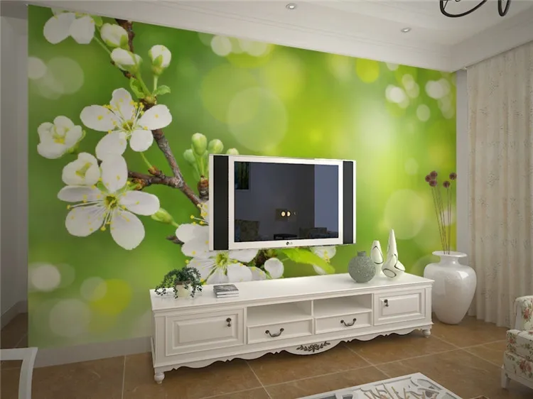 

Modern Simple Flower Mural 3D Wallpaper Living Room Bedroom Dining Room Cozy Design Interior Decor Wall Paper Papel De Parede 3D