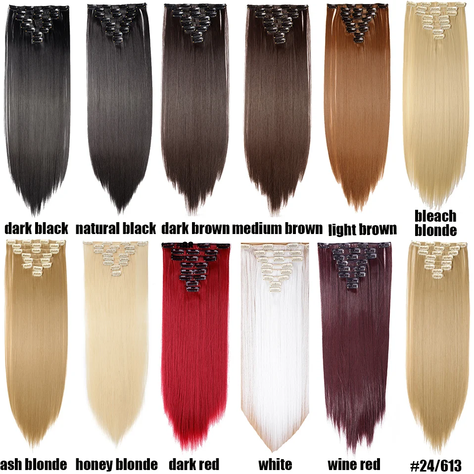 BENEHAIR Synthetic Clips Hair 23\