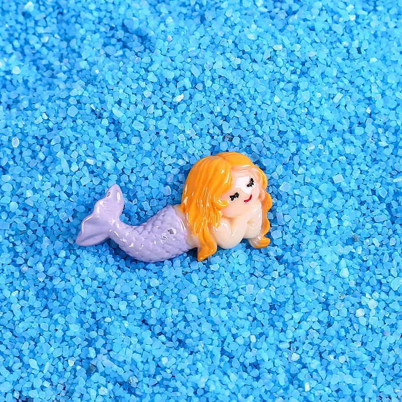 8Pcs Mermaid Fluffy Polymer Slime Filler Box Toys For Children Charms Modeling Clay DIY Kit Accessories Kids Plasticine Gift