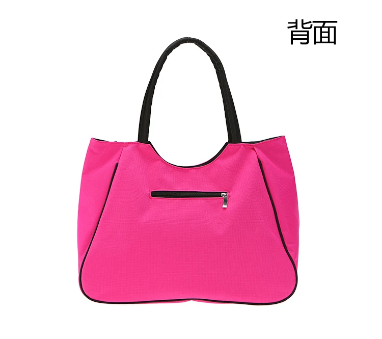 Moda preto quente rosa mensageiro tote maquiagem personalizada grande meninas mulheres saco de dança