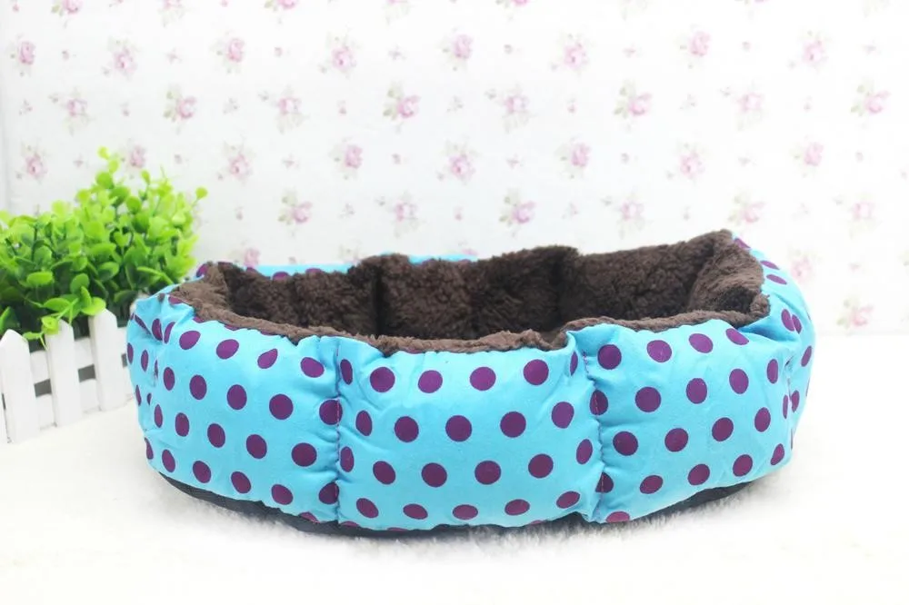 Bán buôn dễ thương Pet Sản Phẩm Mềm Fleece Pet Giường cho Mèo Chó camas para perros pequenos Động Vật Nhỏ House Bed Kennel