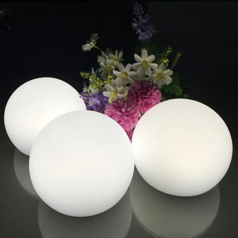 Rechargeable Remote Control LED Ball Night Lights Indoor Home Table Lamp Garden Lawn Wedding Party KTV Bar New Year Decoration