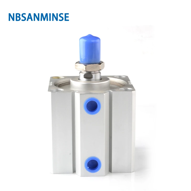 

NBSANMINSE SDA Series Without Magnet 63mm Bore Size Compact Cylinder AirTAC Type Double Acting Cylinder Pneumatic Parts