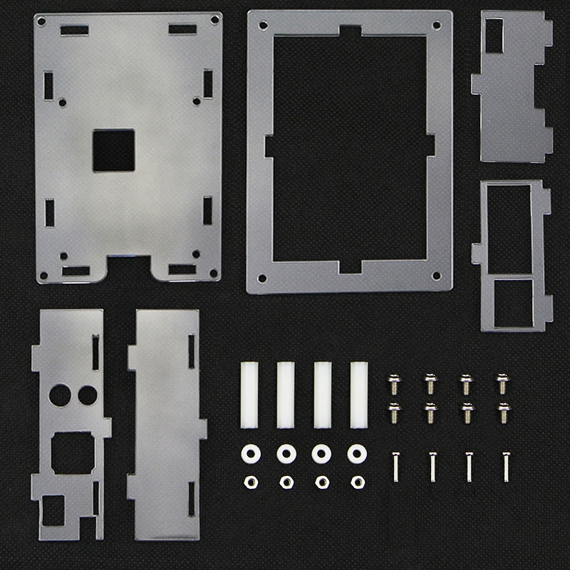 Raspberry Pi 3 Acrylic Case Transparent Shell for 3.5inch Touch Screen Display for Raspberry Pi 3 Model B 3B Plus Enclosure