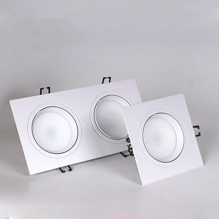 

Led Downlight Square Dimmable cob Spot 5w 7w 10w 20w ac85-265V ceiling recessed Indoor Lighting