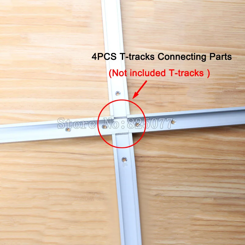 4PCS T-tracks T-slot Miter Track Jig Fixture Slot For Router Table Band Saw T-tracks Connecting parts Woodworking tools KF1025