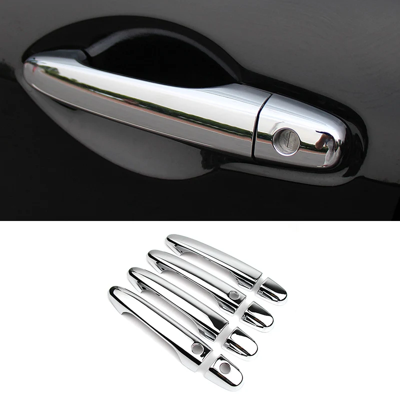 

For Honda CRV CR-V Accessories 2012 2013 2014 2015 2016 ABS Chrome car styling Door Handle Moulding Strip Cover Trim 8pcs