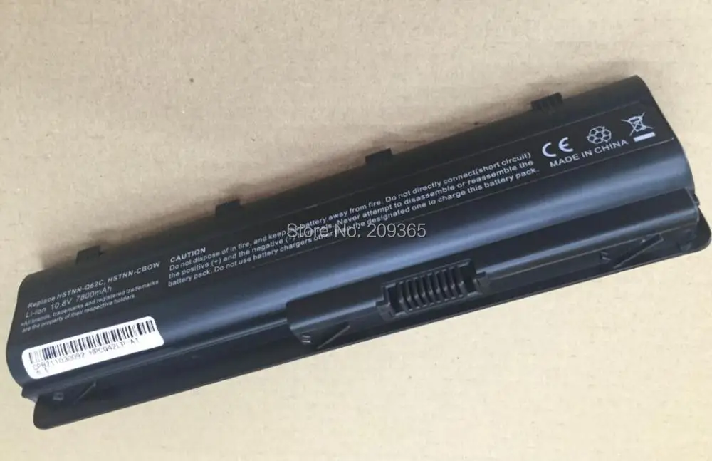 SeagullStar 6600mAh 9 Cells Laptop Battery For HP MU06 MU09 SPARE 593554-001 593553-001 CQ42 CQ62 G42 G62 G72 G4