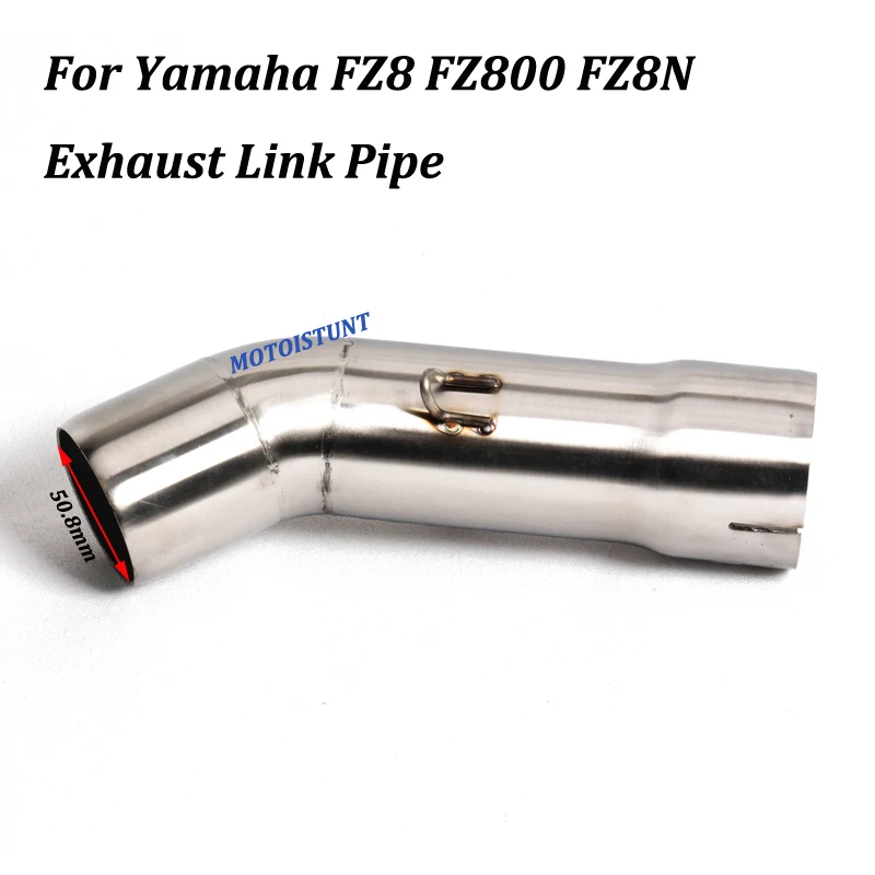 

For Yamaha FZ8 FZ800 FZ8N Motorcycle Exhaust Escape Modified Muffler Pipe Middle Connection Link Pipe Slip on