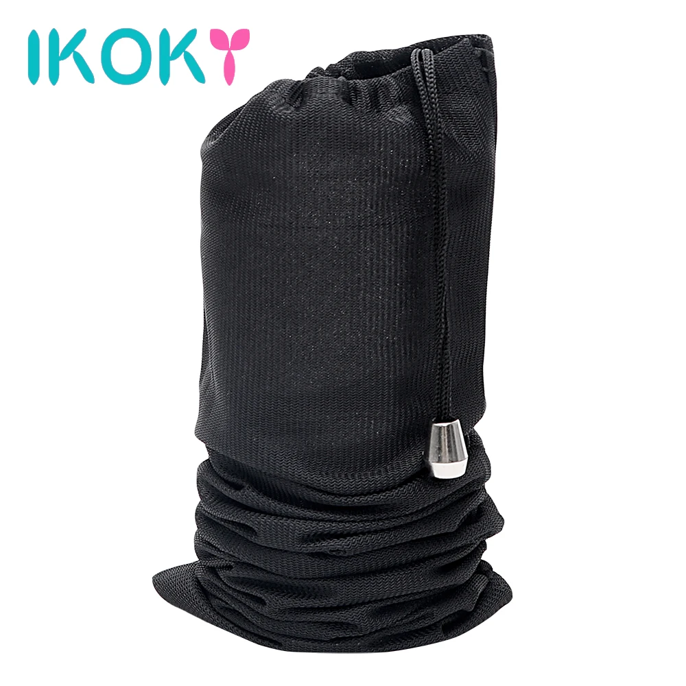 IKOKY Discreet Storage Bags Sexy Dildo Hidden Pouch Special Secret Storage Cover Sex Toys for Vibrator Penis Anal Plug 14*30cm