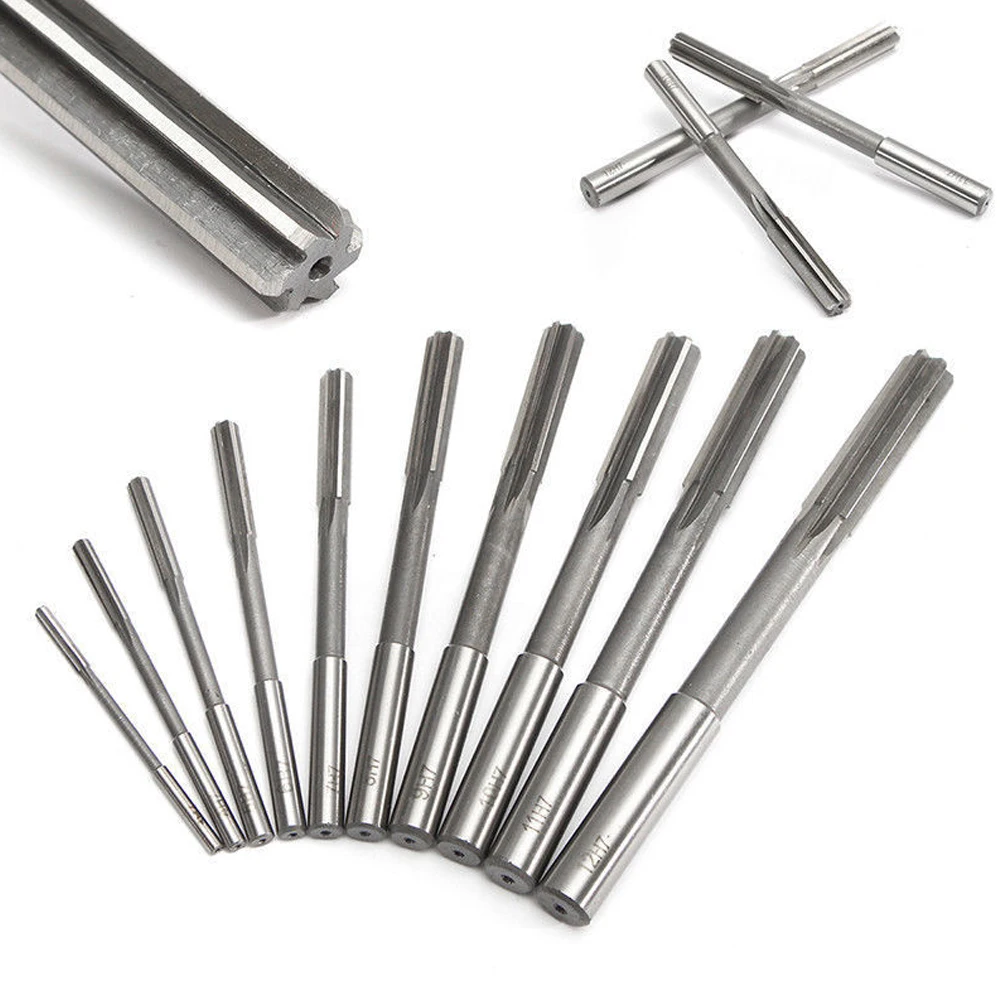 1PC 1-20mm HSS H7 Reamer Machine HSS Straight Shank Milling Reamer Chucking Reamer(2/3/4/5/6/7/8/9/10/11/12/13/14/15/17/18/20mm)