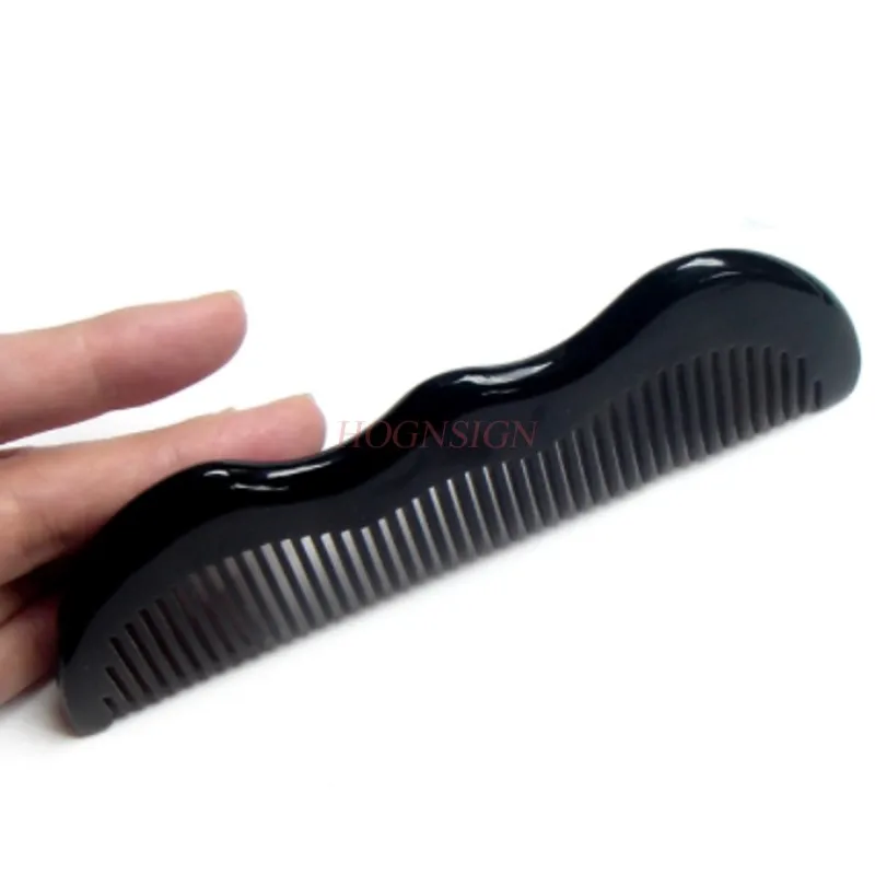 Butterfly Type New Horn Comb Natural Black Buffalo Combs Anti Static Hairdressing Supplies For Female Gift Hairbrush Hot Sale