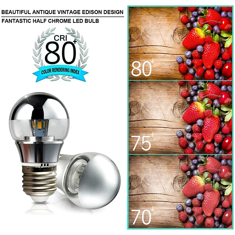 DONWEI LED Bulb E27 E14 LED Lamp 5W 7W Energy Saving Half Silvering Shadowless LED Light Bulb 220V 110V Cold/Warm White