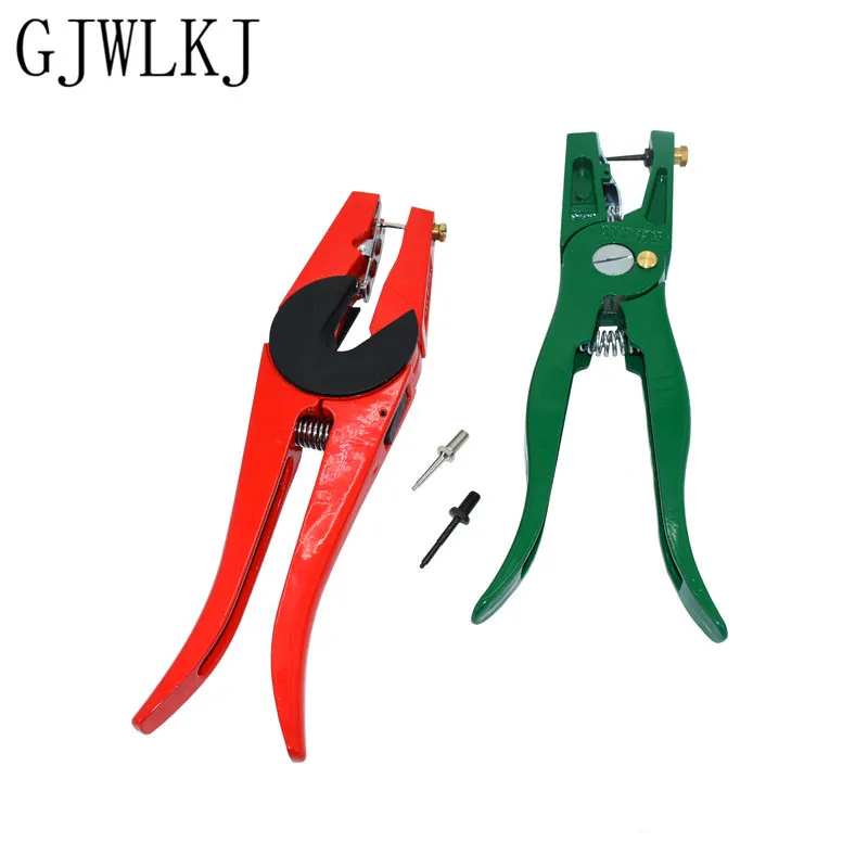 

1pcs ear tag clamp animal controller metal ear clip pliers pig and sheep rabbit identification tool animal supplies