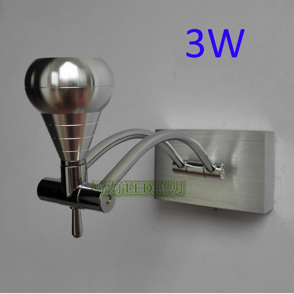 

3W AC85-265V Wall Lamp Led Living Room Bedside Reading Wall Mounted Decroration