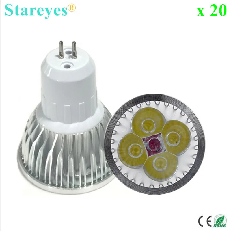 

cheapest Free shipping 20 pcs Dimmable 4W 3W GU5.3 MR16 GU10 E27 B22 E14 High Power LED Spotlight downlight lamp bulb Lighting