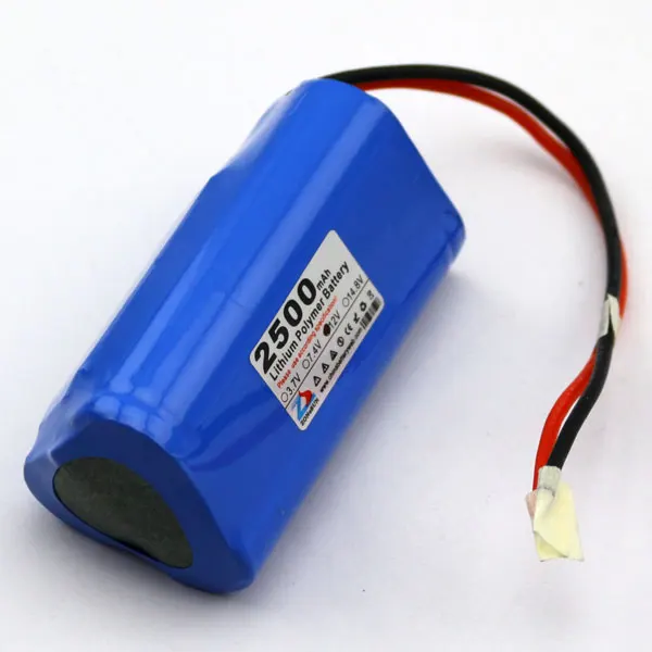 In the 2500mAh 12V lithium battery 11.1V battery heater smoke alarm monitoring equipment Rechargeable Li-ion Cell