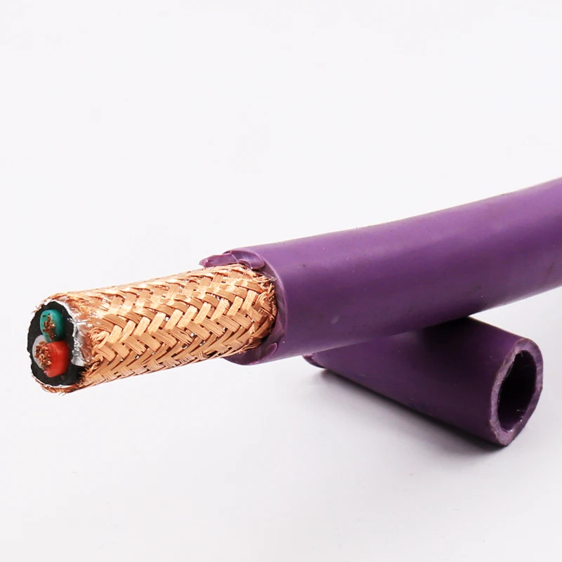 1m AC-313 Hifi Audio cable OFC AC  Power cable audiophile power cord roll cable