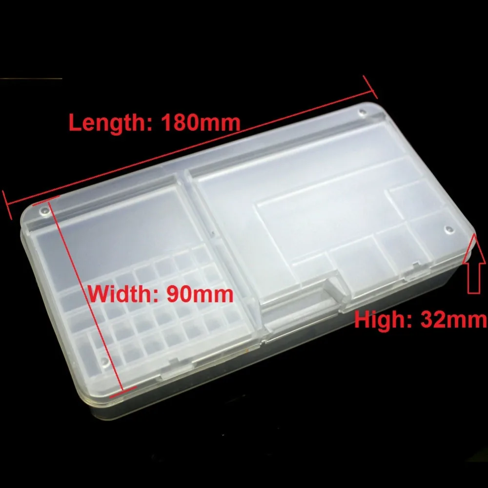 Plastic Storage Box 2 Layers for Repairing Mobile Phone Watch of Screws IC Tools Part Motherboard etc.