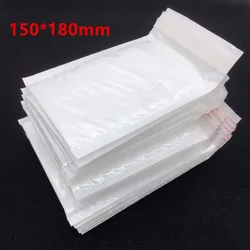 150*180mm Pearl White Usable Space Poly Bubble Mailer Envelopes Padded Mailing Bag Self Sealing Waterproof Mailing Bag Packaging