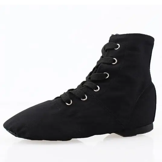 Nuevo 2017 hombres mujeres deportes zapatillas de baile zapatos de baile de Jazz con cordones botas de baile azul rojo negro tostado verde blanco