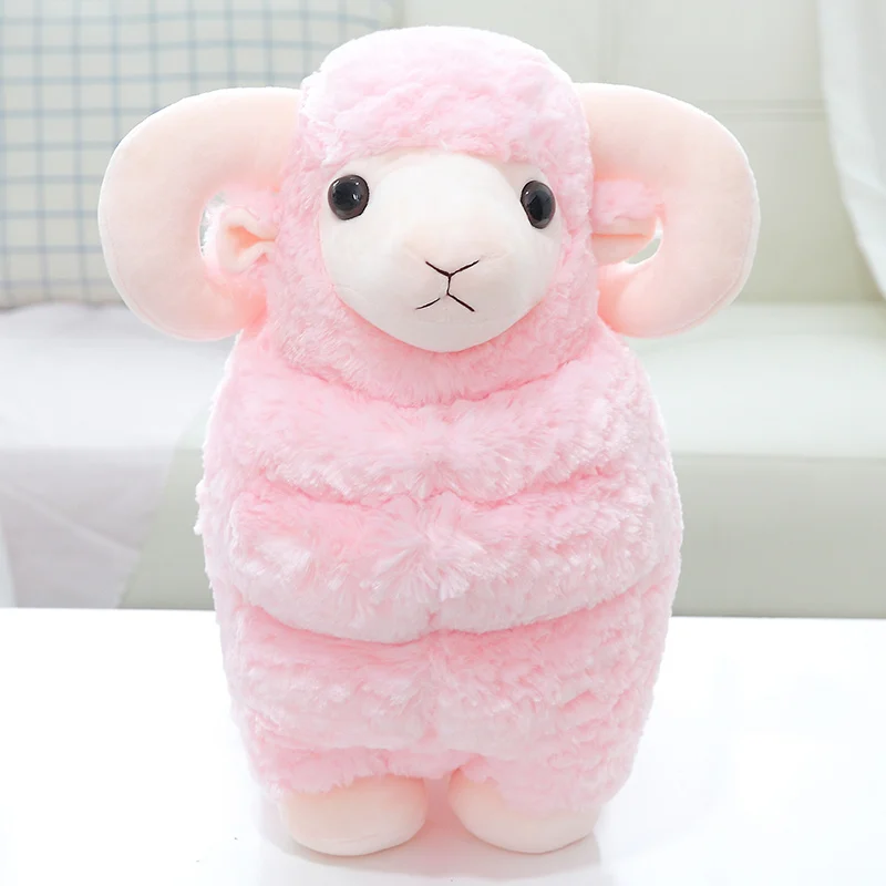 25 cm/38 cm/42 cm ovejas juguetes de peluche simulación Animal relleno muñeca suave vida Real ovejas de peluche juguetes para niños bebé niños regalo