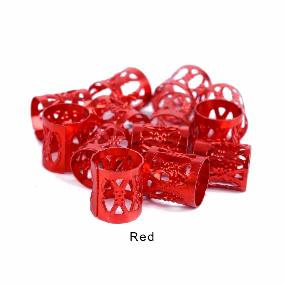 100 قطعة من خرز دريدلوك الملون، ضفائر شعر قابلة للتعديل، مشبك كفة، خرز حلقة صغيرة لإكسسوارات الشعر، أدوات تصفيف الشعر