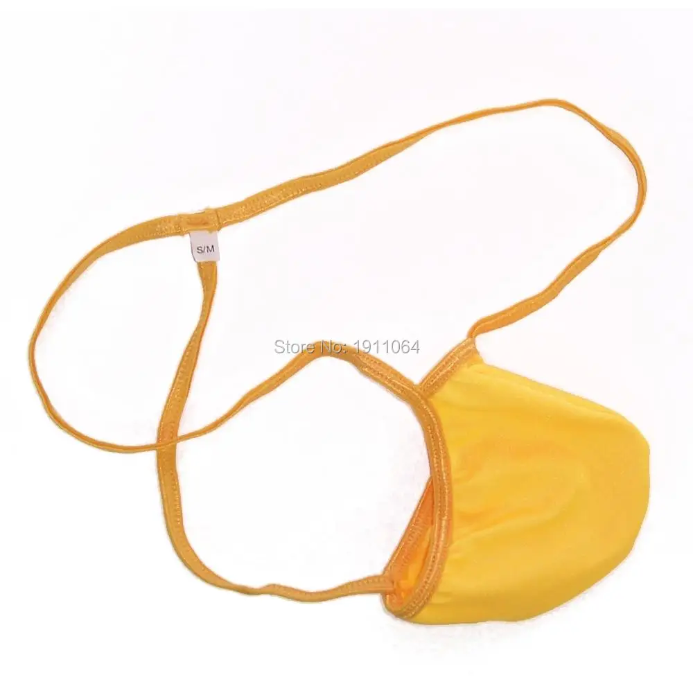 

Mens Pouch String Thong Bulge Enhancer Low Rise T Back swim fabric g1791