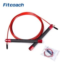 UIC-JR06 corda de pular de velocidade de atletismo profissional com alça de metal de rolamento de esferas para mulher, equipamento de fitness crossfit