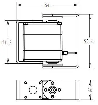 Free Shipping 17pcs Original  servo RDS3115 (no brackets) Metal gear Digital servo  For 17DOF humanoid Robbot frame