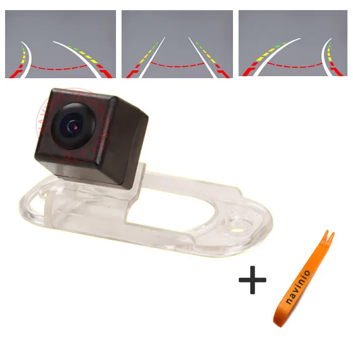 

CCD car track Camera Directive Parking Assistance For Hyundai Santa Fe Car rear view backup Reversing Trajectory waterproof HD