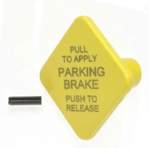Yellow Parking Brake Valve Knob & Pin Replaces Bendix 248433