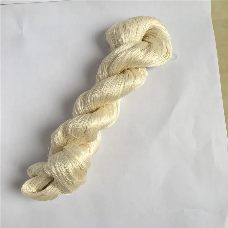 Undyed  Silk 120nm/2 100% Mulberry Silk Yarn   Natural white Raw Silk Yarn  100g